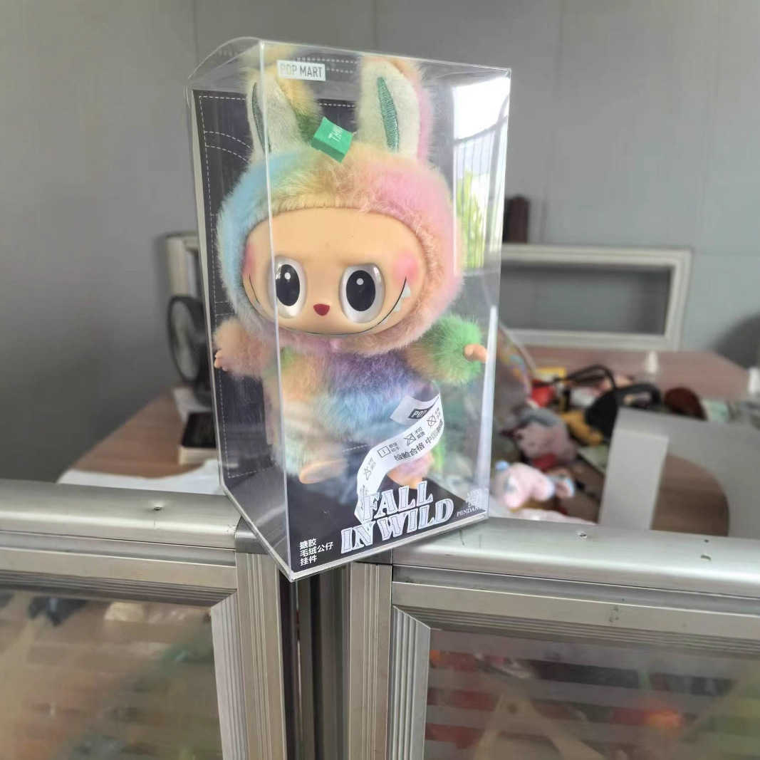 Ugly Cute Labubu 4th/6th Generation Macaron Color Tie-Dye Vinyl Face Blind Box Plush Toy Pendant L250821
