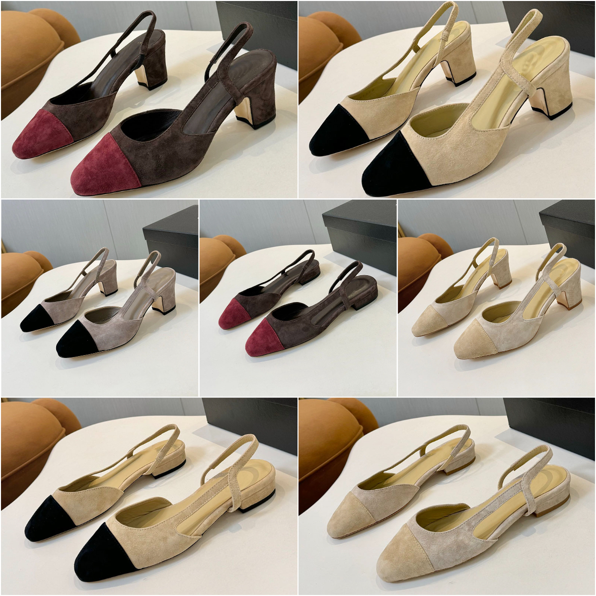 classics slingback heels shoes ballerinas pumps luxury designer ballet flats designer shoe mary jane shoes womens dress shoes heel pump suede loafers single shoes
