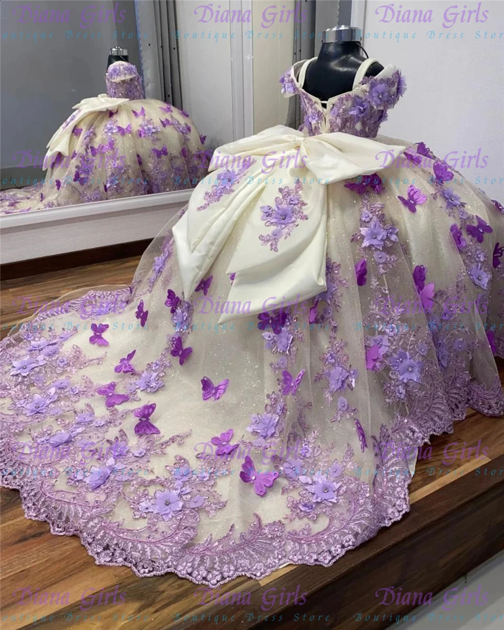 Quality Tulle Fluffy Flower Girl Dress With Exquisite Pink Applique For Kids Wedding Birthday Evening Ball Gowns 250821
