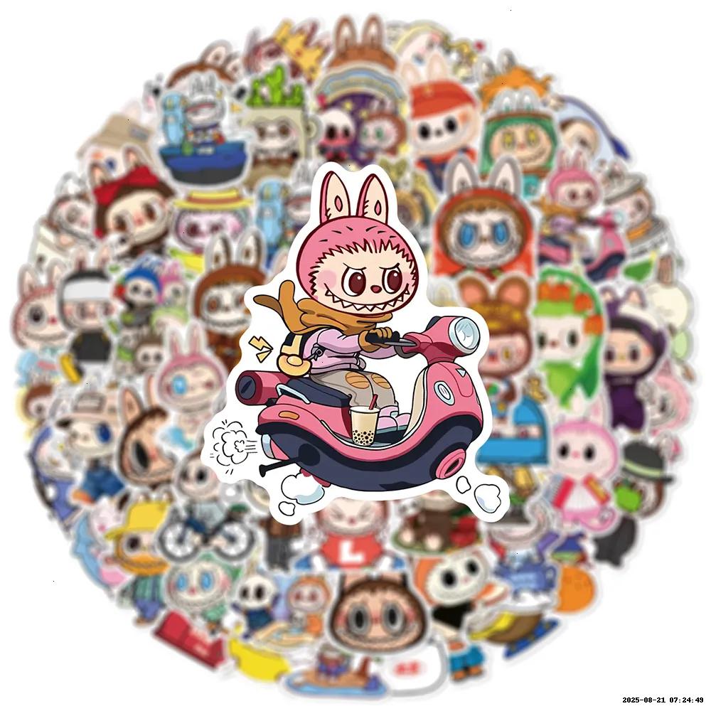 Labubu DIY Craft Kit: Premium Quality Water Resistant Decoration Sticker Sheets with Multiple Uses & Designs-3tx