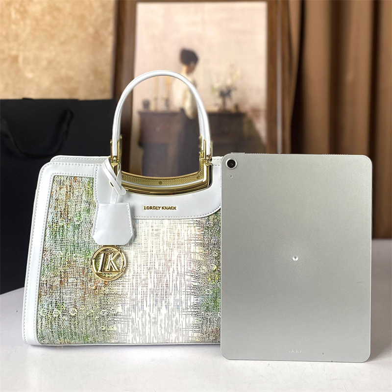 LORDLY KNACK designer bag light luxury genuine leather casual lady bag high-quality vintage large capacity handbag for woman