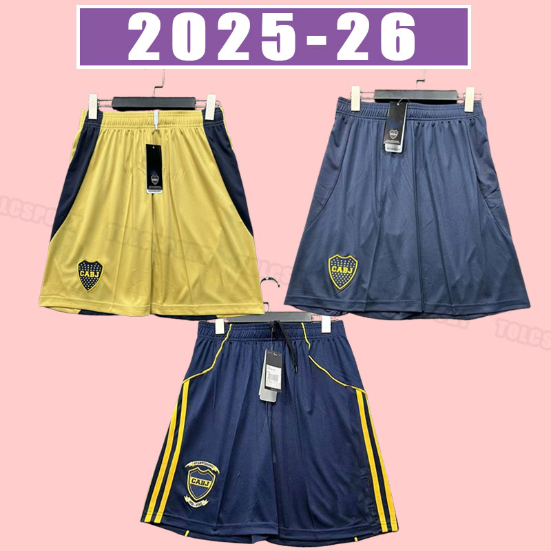 CAVANI Boca Juniors Soccer Shorts 2025 2026 MARADONA BENEDETTO MARCOS ROJO CARLITOS DE ROSSI TEVEZ SALVIO BARCO JANSON MEDINA football pants men home away third 2026