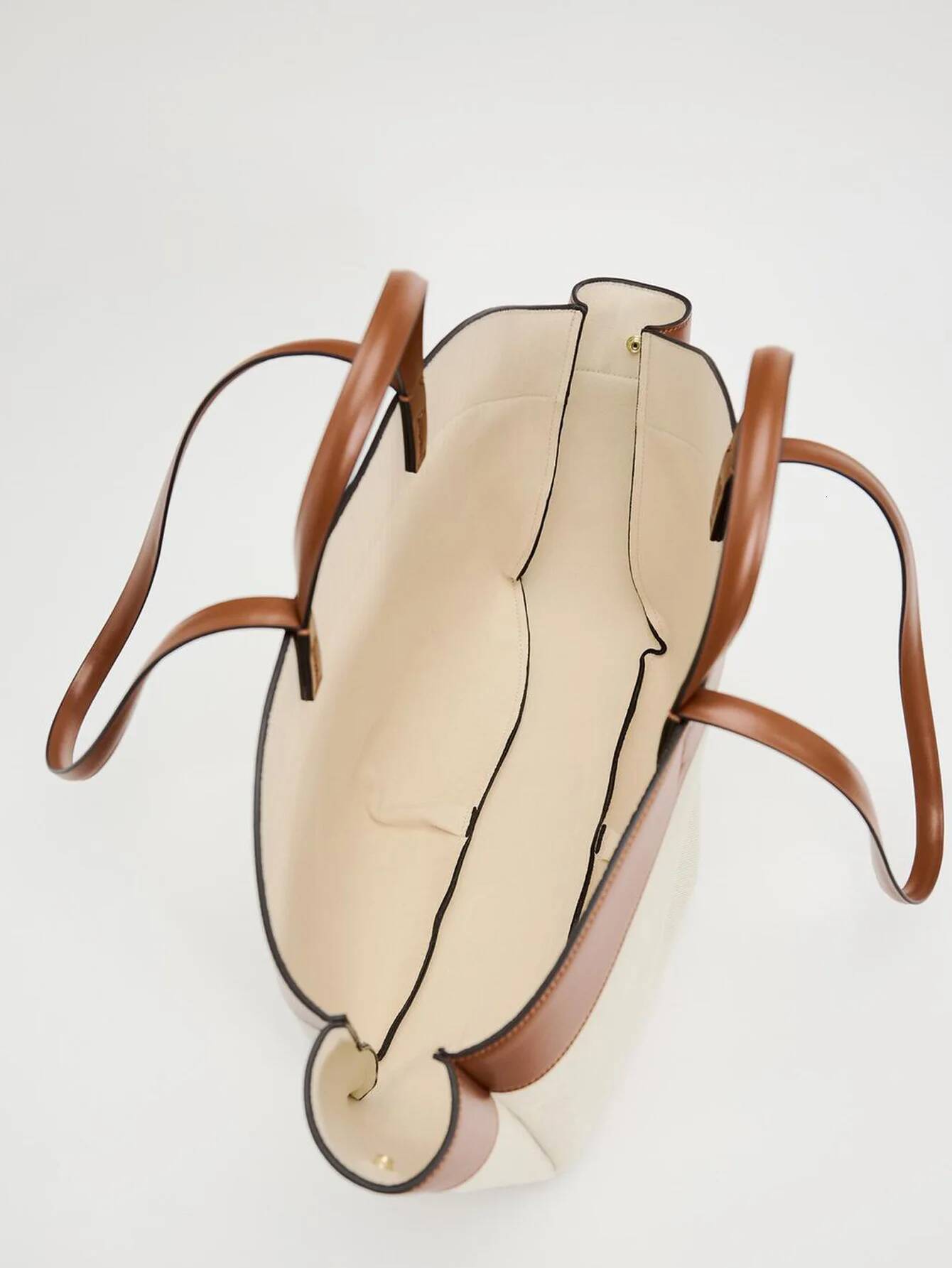 Autumn New Women s Crossbody Bag Canvas Bag New Fashion Splicing Large Capacity Commuting Shopping Bag Handheld Women s Shoulder Bag Autumn New Design