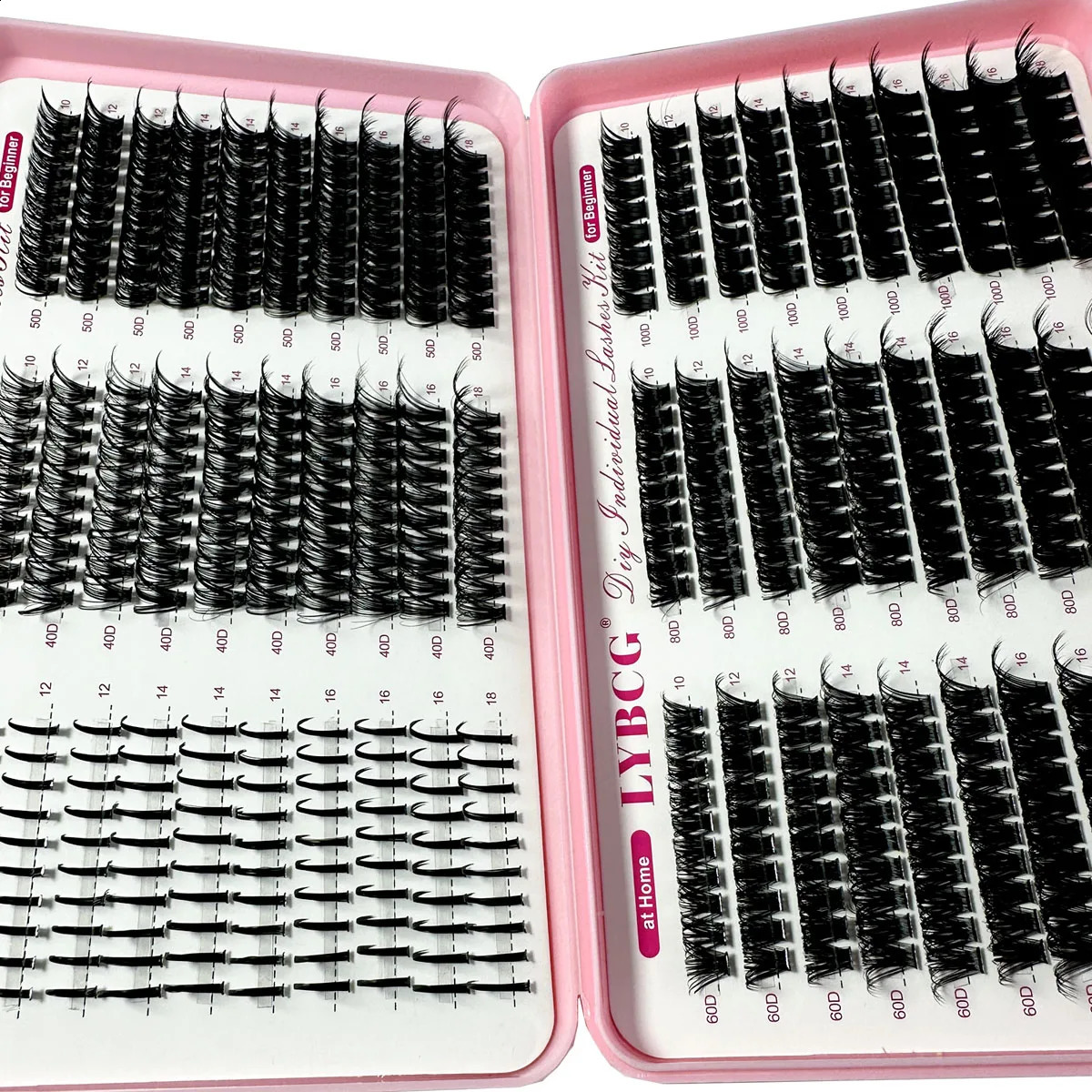 Spikes Lash Individuals Volume Eyelash Clusters DCurly Kit 1020MM DIY s6 Styles 250811