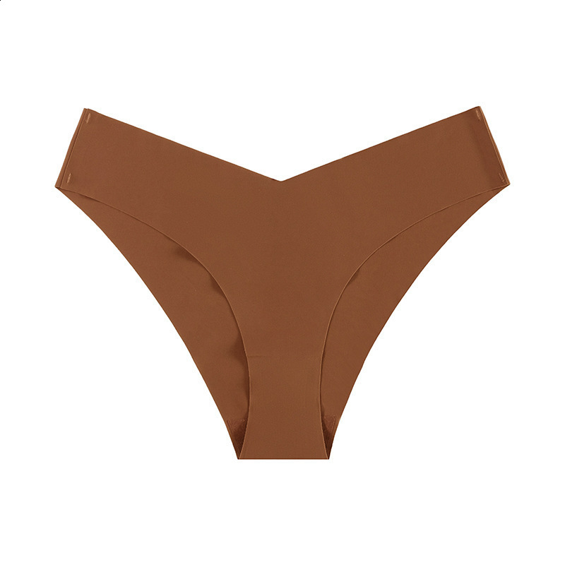 Panties Women Sexy Seamless Underwear Ice Silk Underpants Low Rise Panty Female Soft Solid Color Ultra-thin Briefs 250617