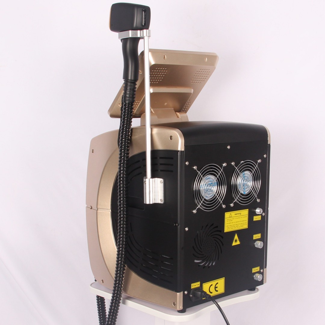 Sapphire temperature control system diode laser hair removal device with wavelengths of 755nm, 8080nm, and 1064nm, safe, painless, and permanent hair 