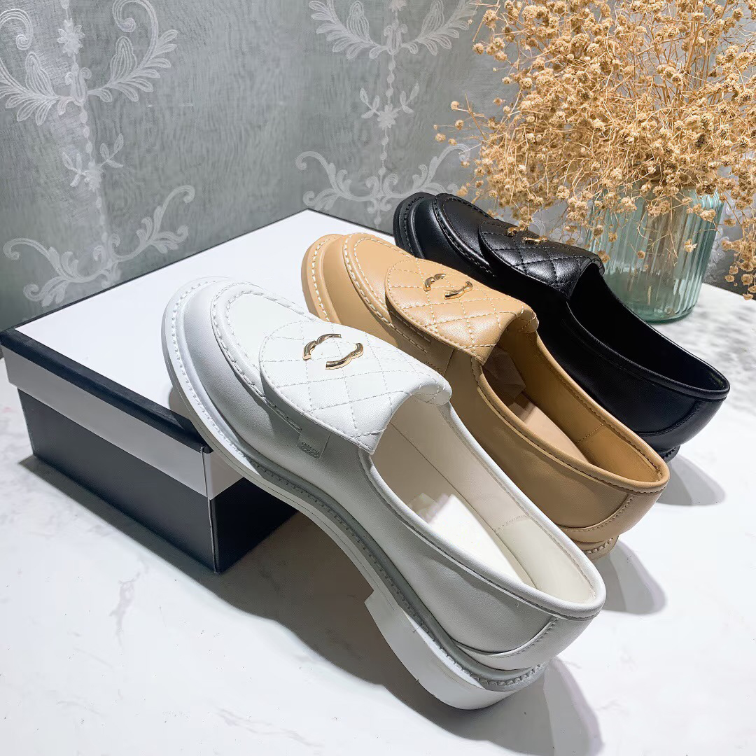 Designer Le Fu Shoes Women's Soft Leather Shoes Fashion Luxury Genuine Leather Black Small Leather Shoes Luxury Formal Shoes Casual Shoes Designer Shoes