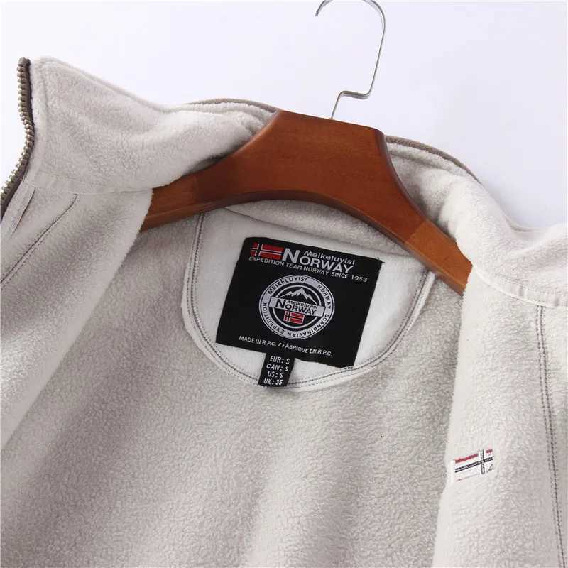 New Winter Thickened Mens Polar Fleece Jacket Stand Collar Plus Size Outdoor Overcoat Warm Norway Jacket Classic Outerwear W250821