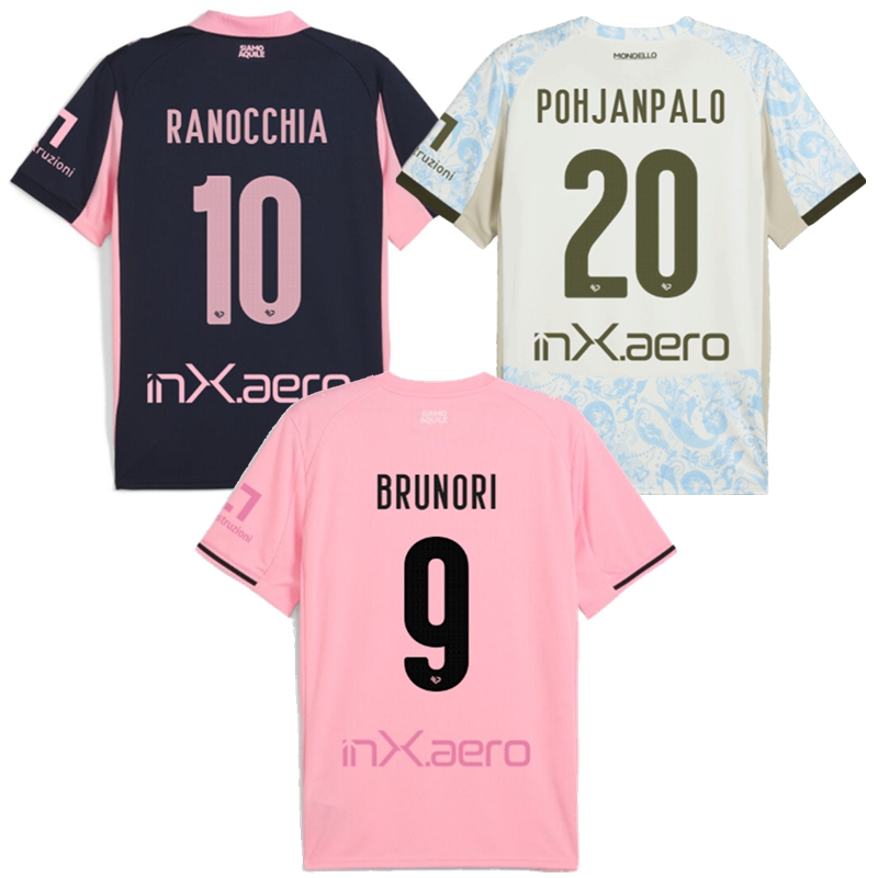 2025 2026 PalermoS FC soccer jersey BRUNORI RANOCCHIA DIAKITE DI MARIANO SEGRE BANI BLIN LE DOUARON PIEROZZI CECCARONI AUGELLO 25 26 football shirt