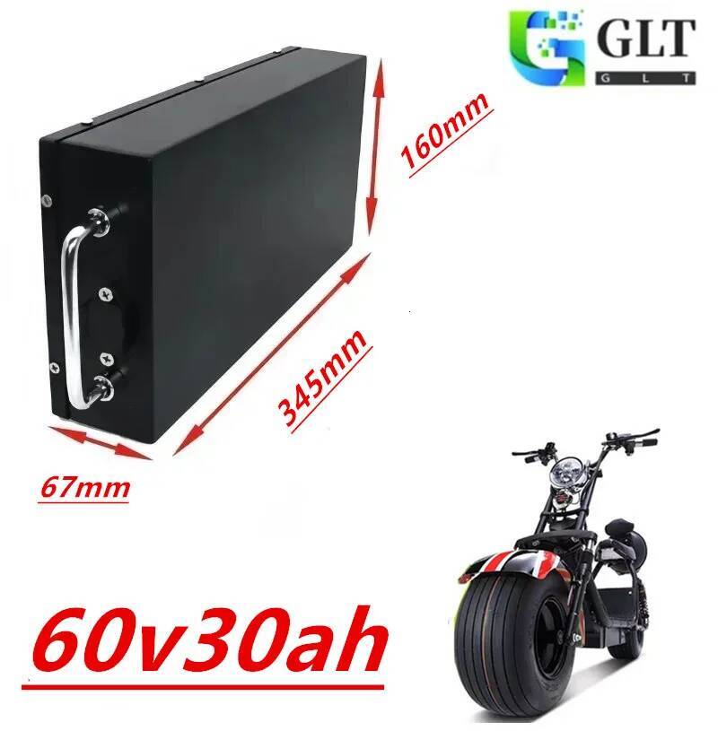 New Harley electric vehicle 60V 20AH 30AH 40AH HARLEY battery pack 18650 Cell 300-1000W for CityCoco scooter bicycles etc.