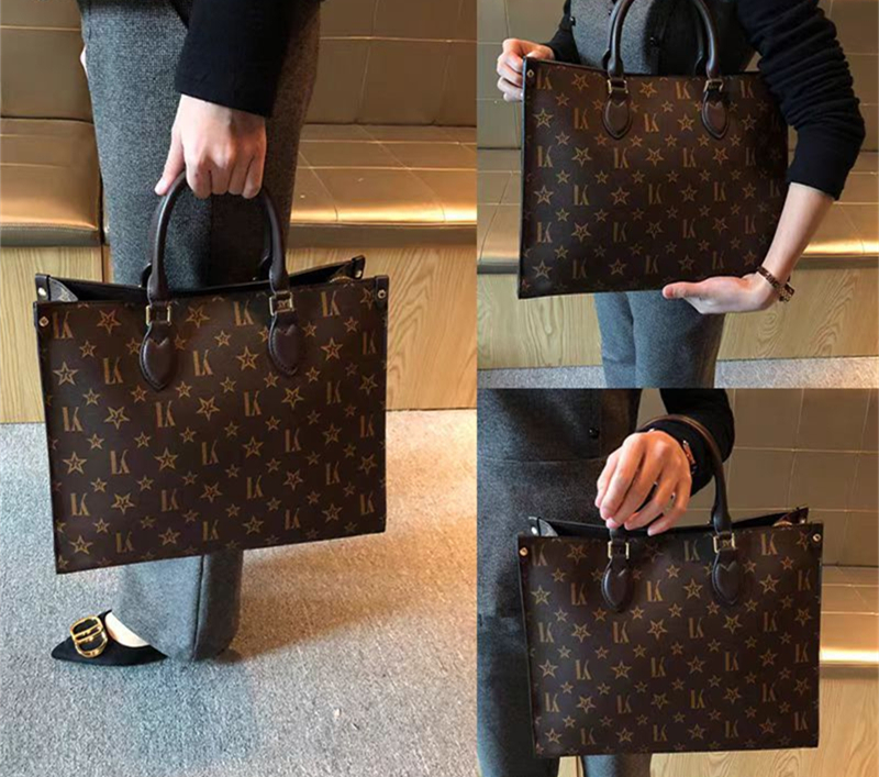 LORDLY KNACK designer bag light luxury genuine leather casual tote bag high-quality vintage large capacity handbag for woman