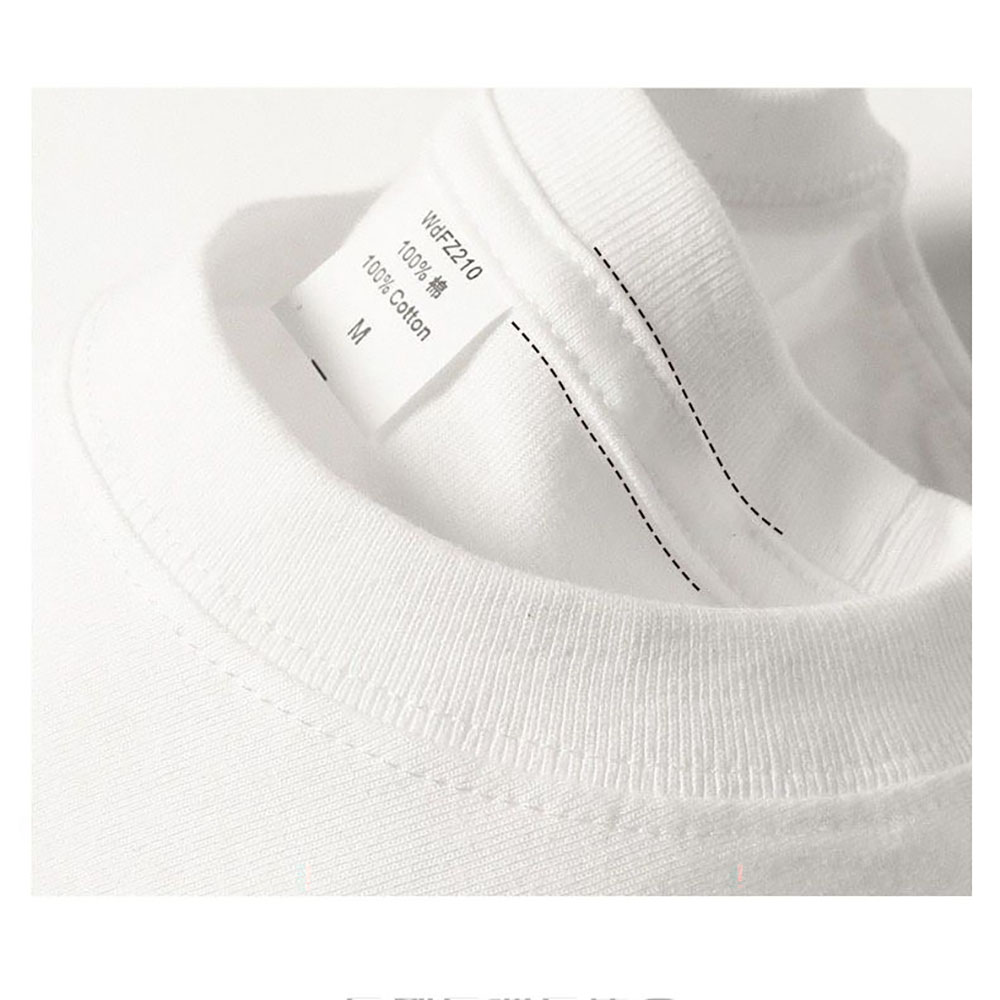 Fashion Versatile Printed Short-Sleeve Top - High-Quality Heavyweight Pure Cotton Tee (260g) 202509103