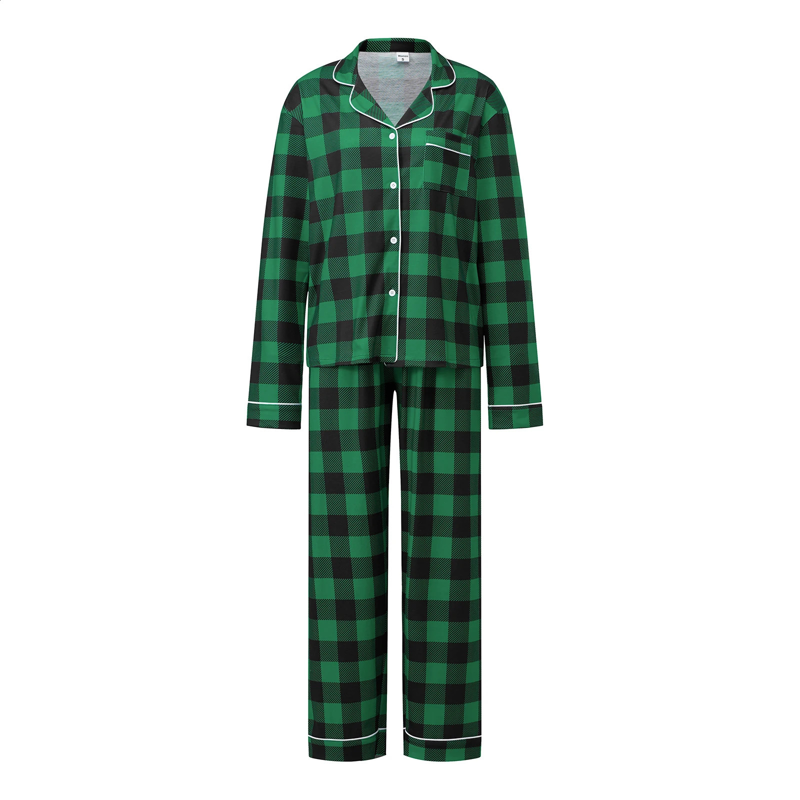 Family Matching Clothes Christmas Pajamas Mother Kids Plaid Pyjamas Set Look Sleepwear Mother And Daughter Father Son Outfits 250902