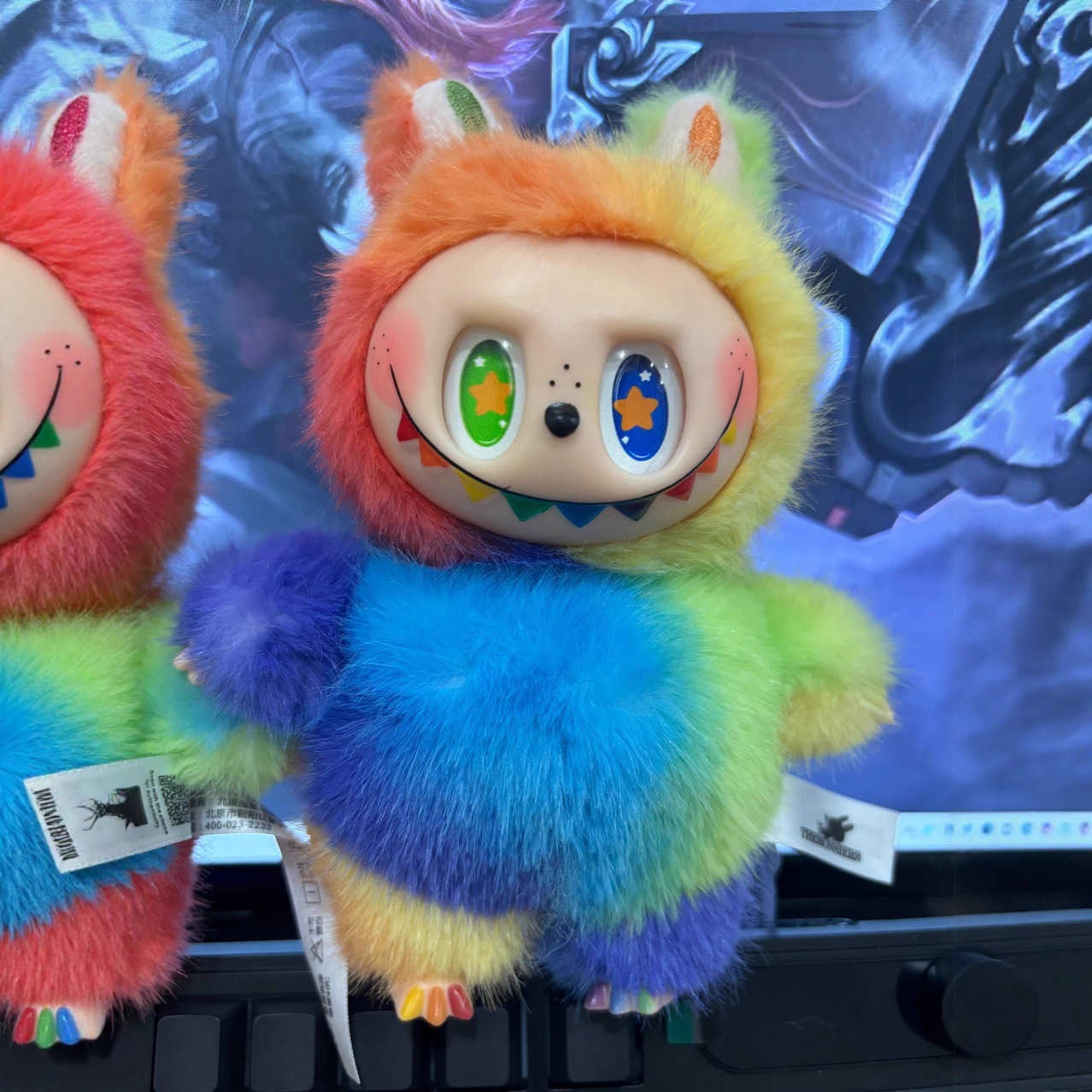 Labubu 6.0 Labubu Sixth Generation Vinyl Face Pendant Heartbeat Macaron Doll Blind Box Custom Doll L250821