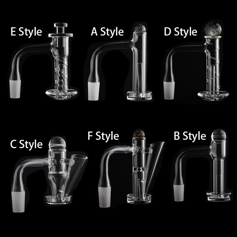 Full Weld Beveled Edge Control Tower Terp Slurpers Quartz Banger Quartz With Terp Pills Terp Slides Quartz Nails