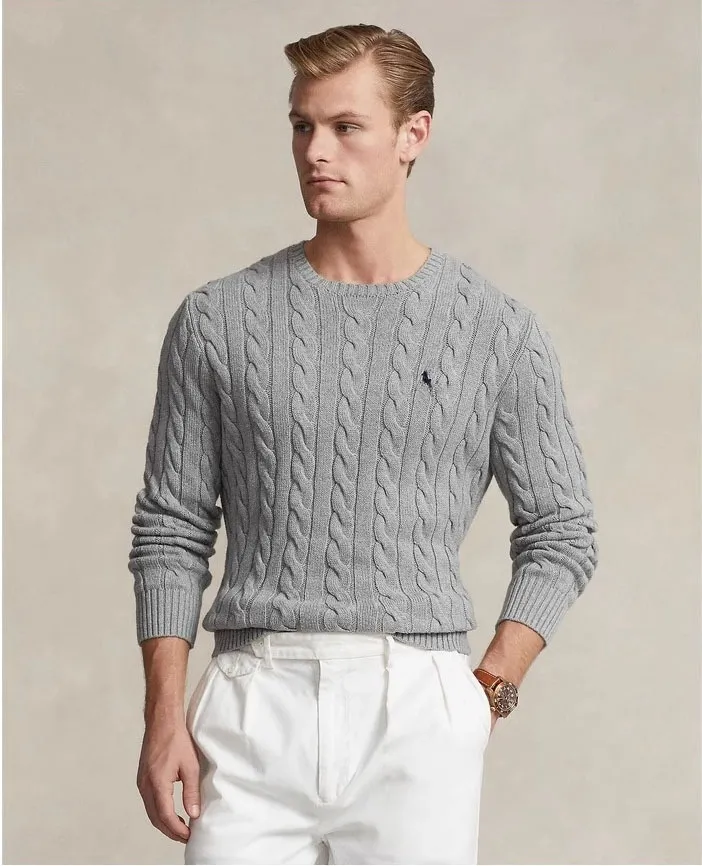2025 Men's Sweaters Designer Sweater Autumn/Winter Pullover Polo Embroidered Jacquard Fashion Loose Men Casual Knitwear