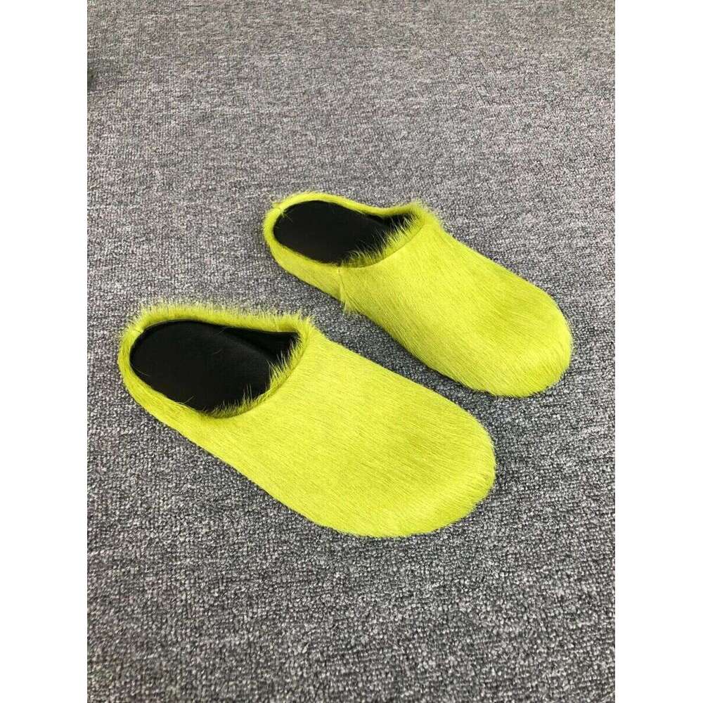 2025 NEWS Paris Designer Winter Fluffy Furry Warm Slipper Fashion Men Women Slippers Fur Slides 35-45