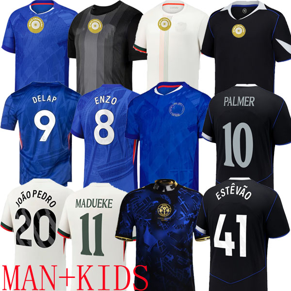 24 25 26 ENZO CFC NKUNKU NETO PALMER Soccer JerseyS home away MUDRYK sancho Madueke 2024 2025 2026 football shirt CUCURELLA adult kids kits CAICEDO 120th