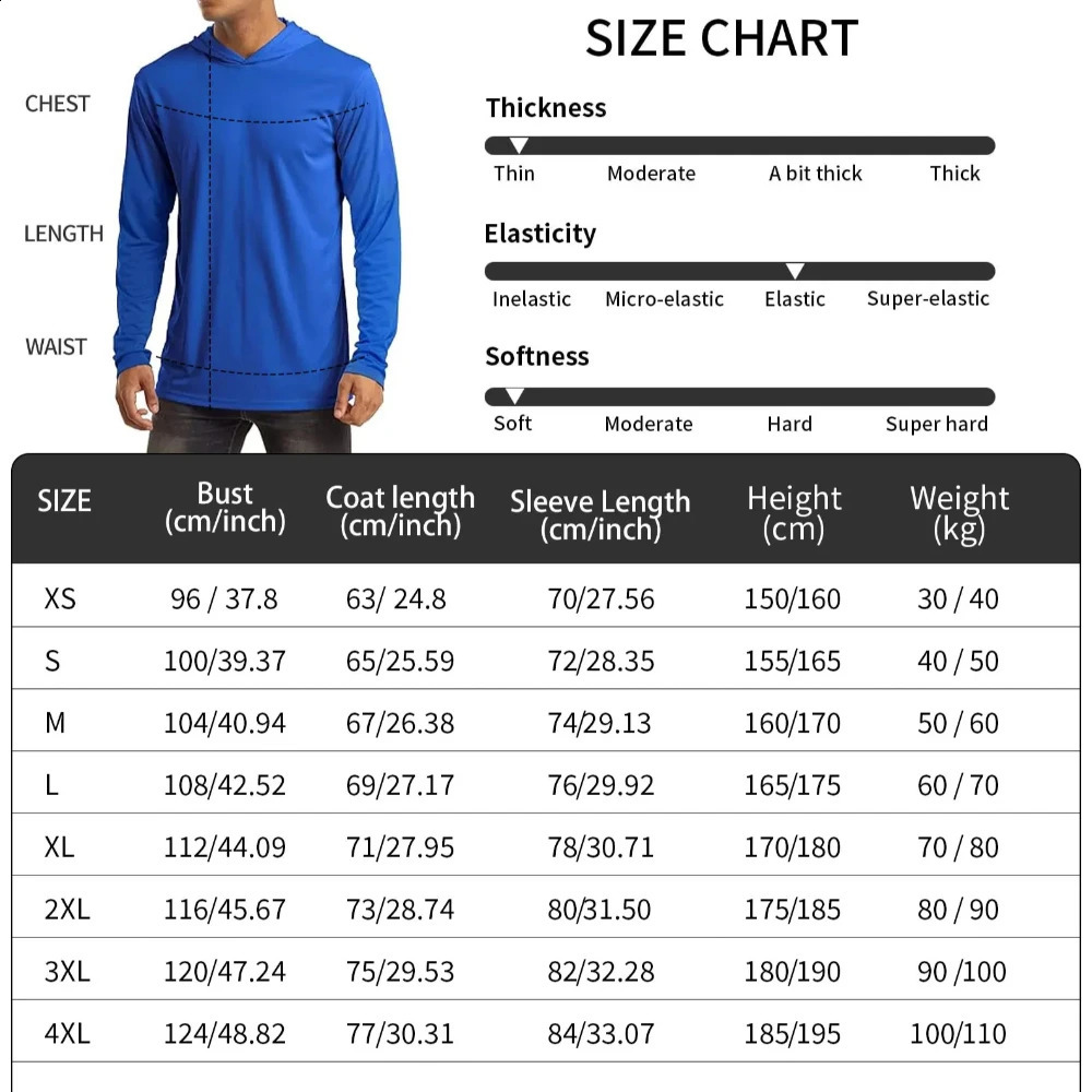 UPF 50 Uv Protection Quick Dry Tops Outdoor Fashion Fishing Hoodie Printing Shirt Mens Long Sleeve Performance 250820