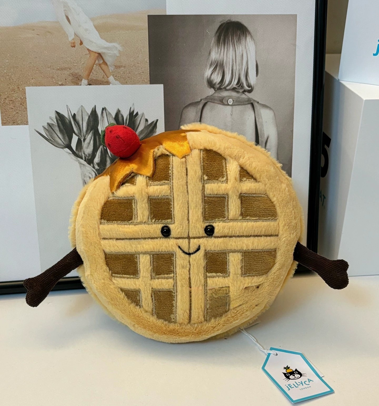 Dolls Jelly cat Amuseables Rene Waffle Plush Fran Pancakes Stuffed Toy Fleurette Aux Fraises Collette Tarte Au Citron Soothing the Doll Gifts