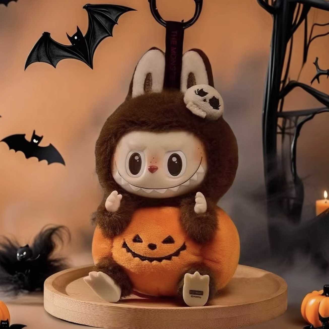 Quick start Halloween Vinyl Pumpkin Monster Plush Doll Pendant L250821