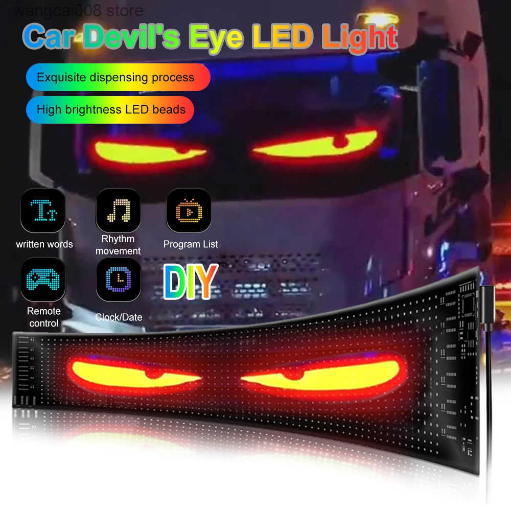 Eyes Car LED APP LED Matrix Pixel Panel Night Light Custom Text Pattern Animation Programmable Display for Car Truck S250821