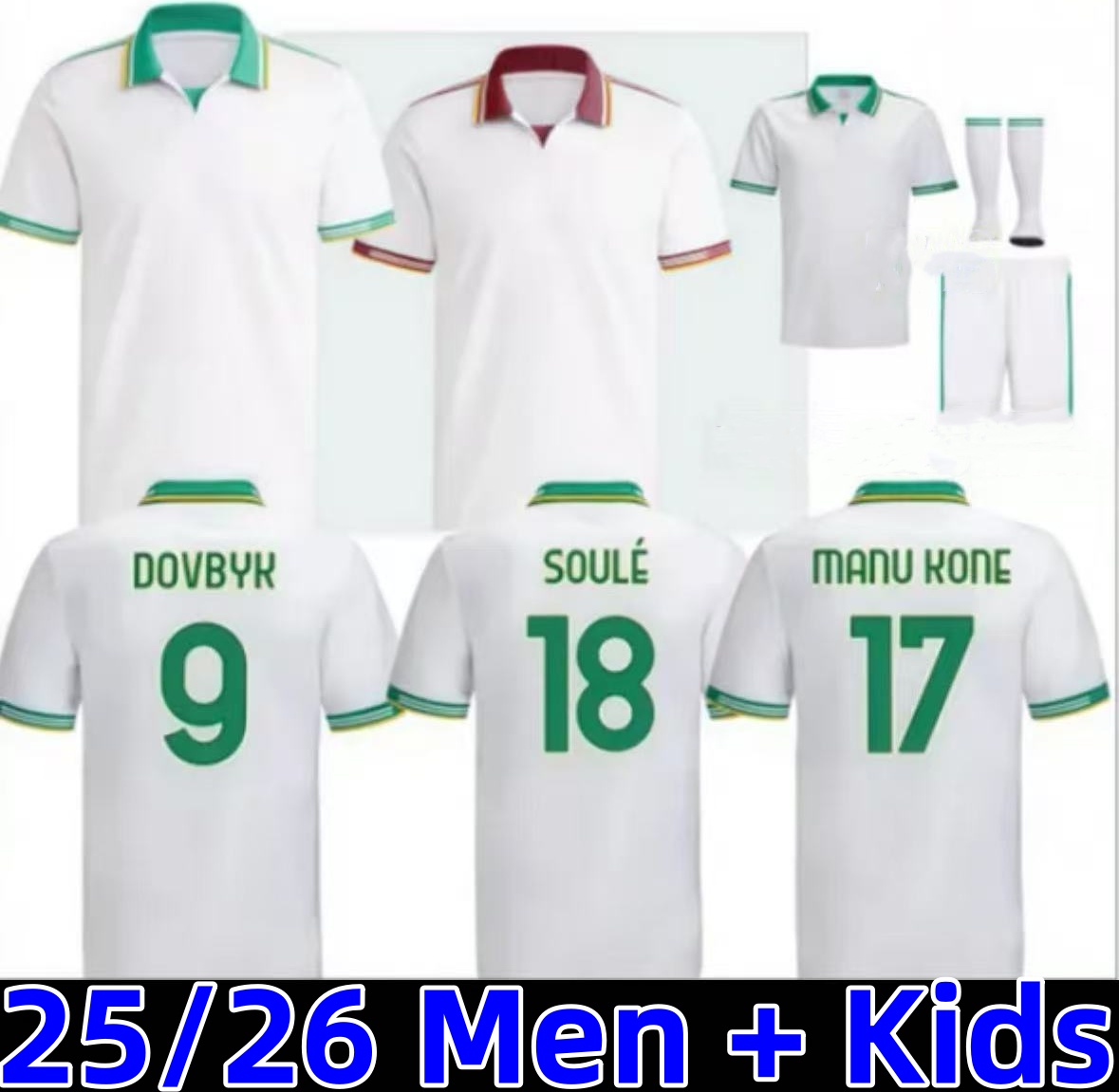 25 26 Soccer Jerseys ROMA ABRAHAM PAREDES DYBALA MANCINI E.LE FEE ZALEWSKI EL SHAARAWY ROME Fans player 2025 2026 home away Third Football Shirt Men Kids Kit Uniforms