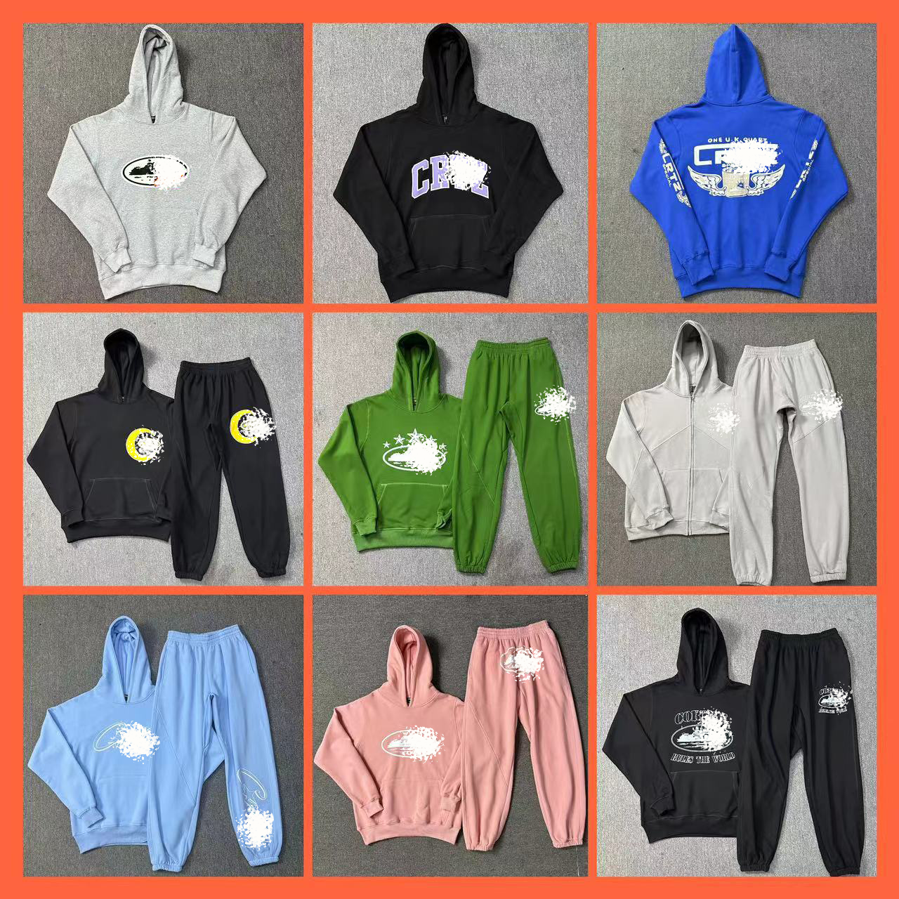 Men's Designer Tracksuits Gothpunk Style Stylish Loose Letter Print Hoodie Men Hip Hop Street Versatile Oversized Sweatshirt Women