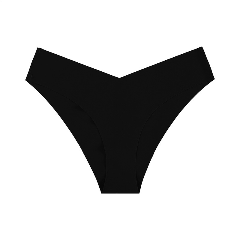 Panties Women Sexy Seamless Underwear Ice Silk Underpants Low Rise Panty Female Soft Solid Color Ultra-thin Briefs 250617