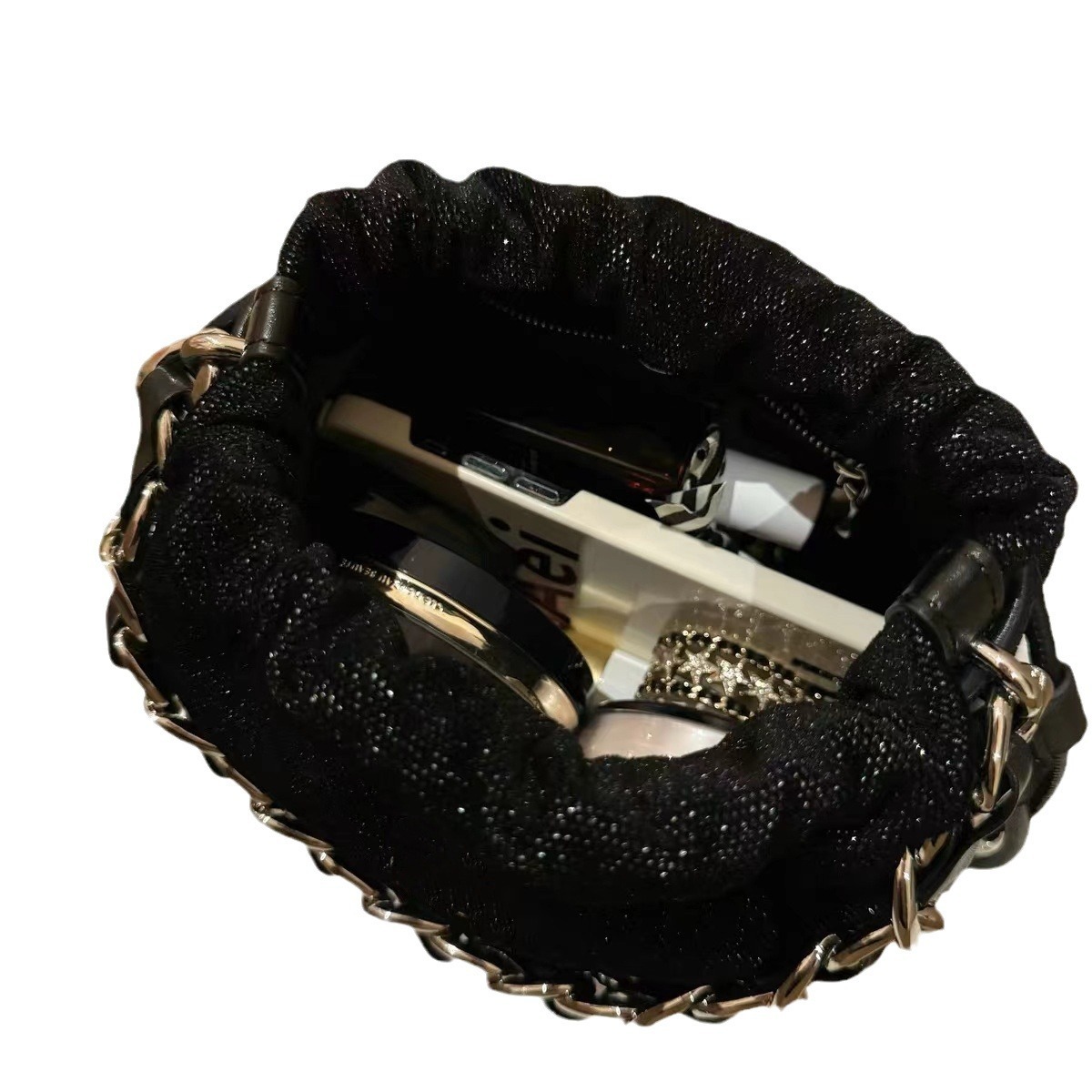 2025 New Sparkling Luxury Bag Free Delivery To Your Door Galaxy Small Bucket Designer Bag Bag For Women, Autumn And Winter Commuting Simple Shoulder B