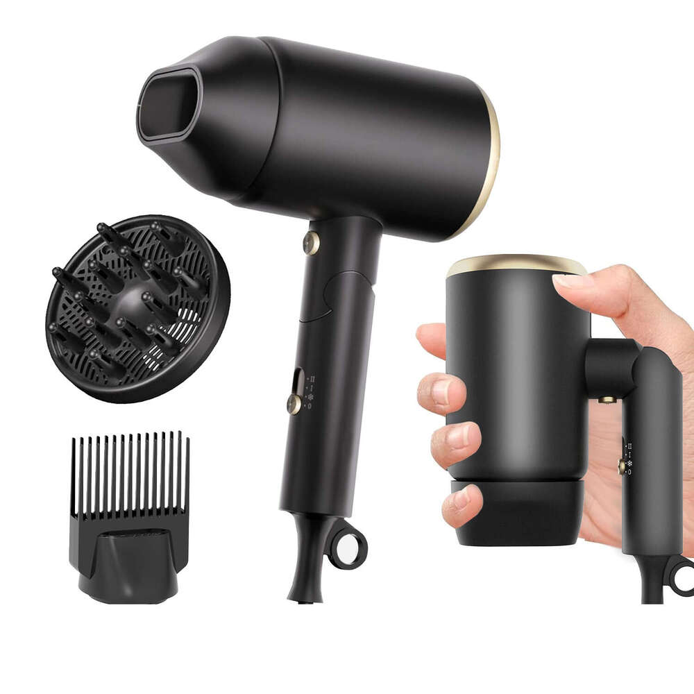 High Power Foldable Us/Eu Standard Hair Dryer