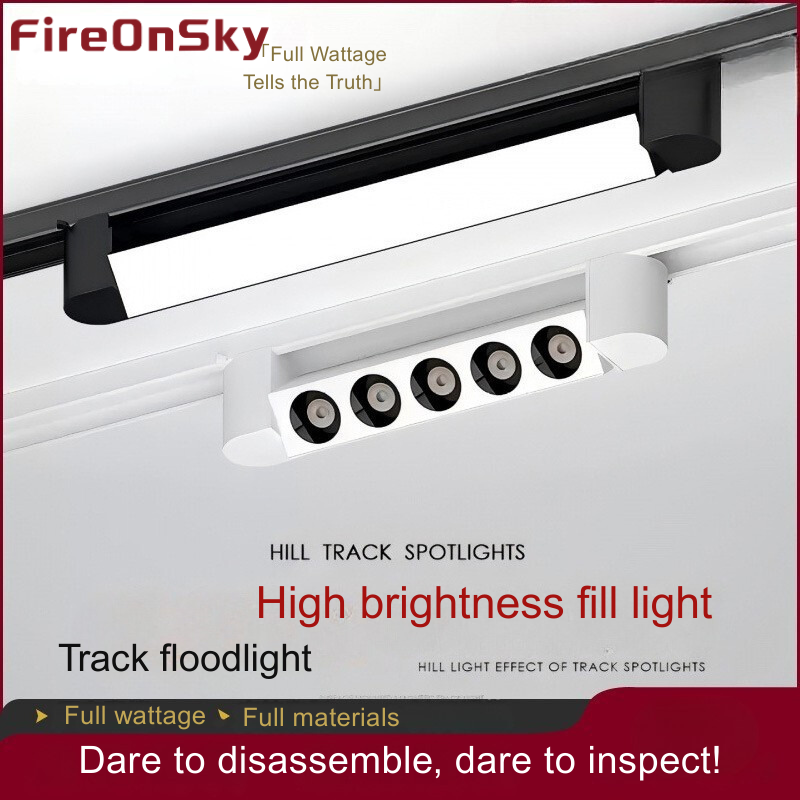 Long linear track light, led supplementary lighting, ultra-bright, environmentally friendly track type line light, grille light 26