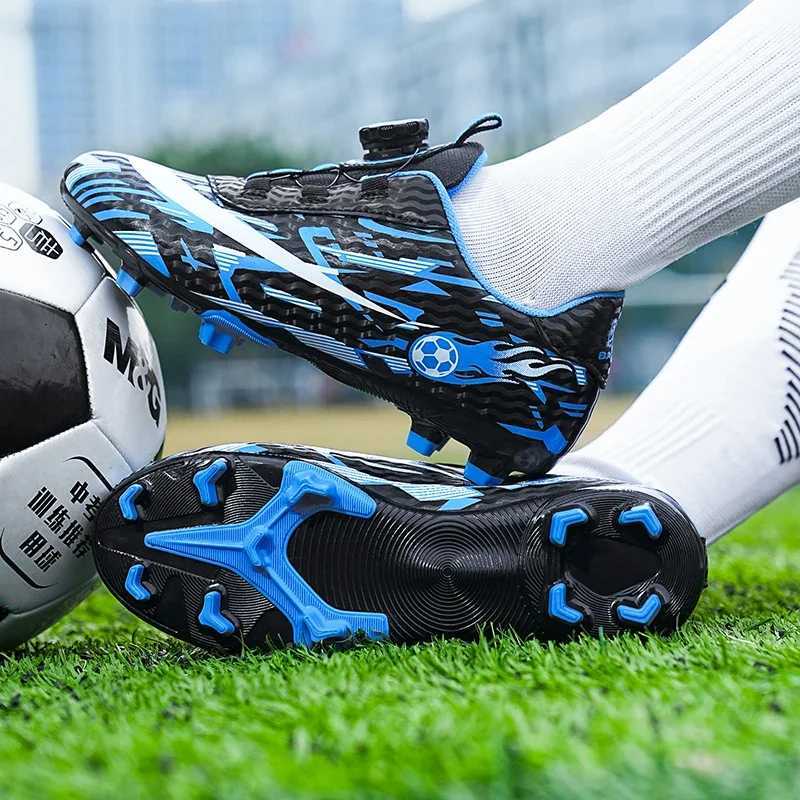 Men Soccer Shoes Studded TF/FG Sneaker Training Kids Socie Ultrght Fast Football Shoes Comfortable Resistant Football Boots W250821
