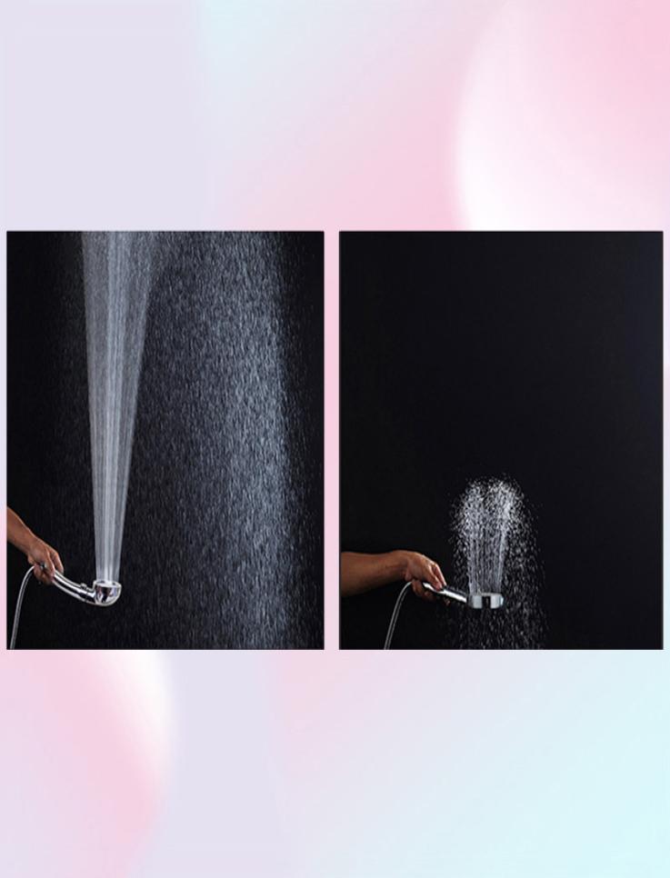 3 Function Adjustable Jetting Shower Head Bathroom High Pressure Water Saving Handheld Anion Filtered Rainfall Spa Shower Heads SH5514613