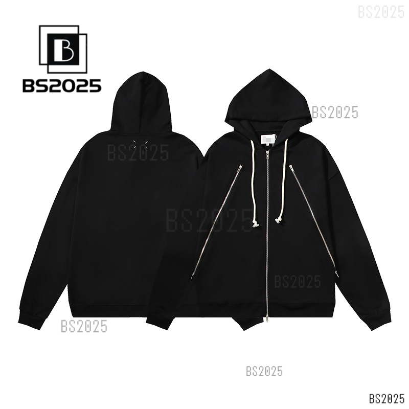 Maisons Margela hoodies Designer hoodie Mens hoodies Digital Pattern Round Neck Trendy Brand Short Sleeved sweatshirts 109