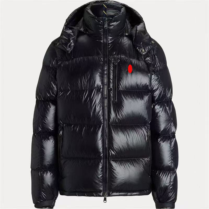 mens puffer jacket polo jacket Pony embroidery logo winter jacket Hooded coat Luxury down Jackets same for men and women Detachable cap coats EU sizes XS-2XL