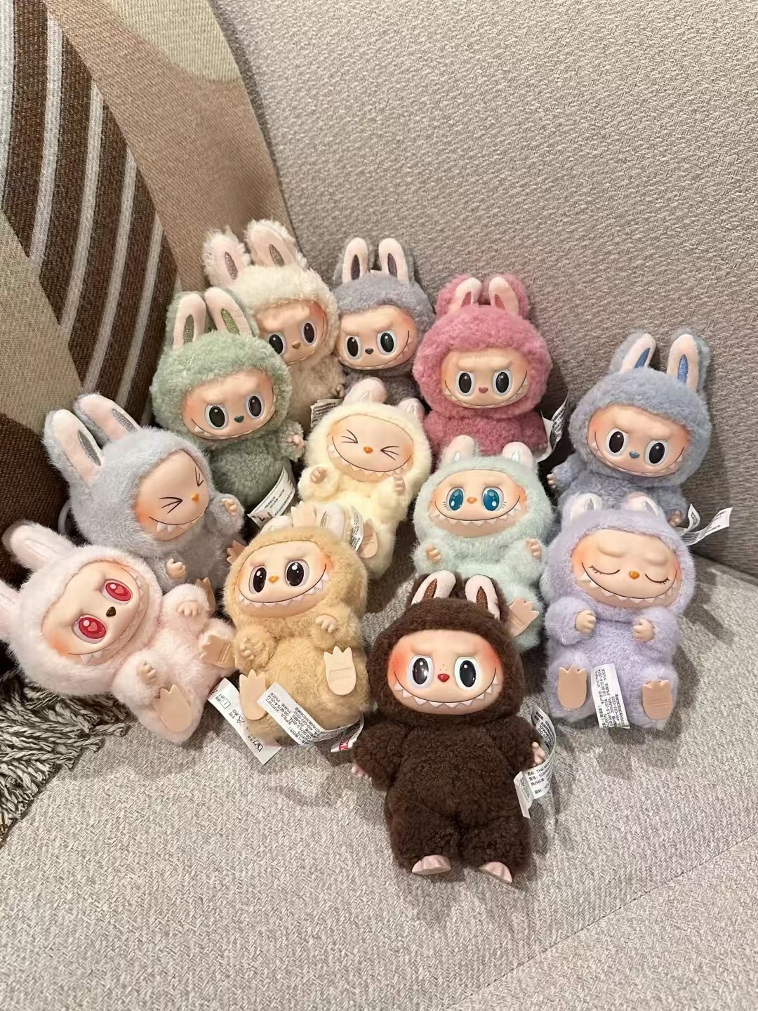 Labubu plush toy action figure Labubu Blind Box The High Energy Series, the Heartwarming Series, and the Sitting Party Series