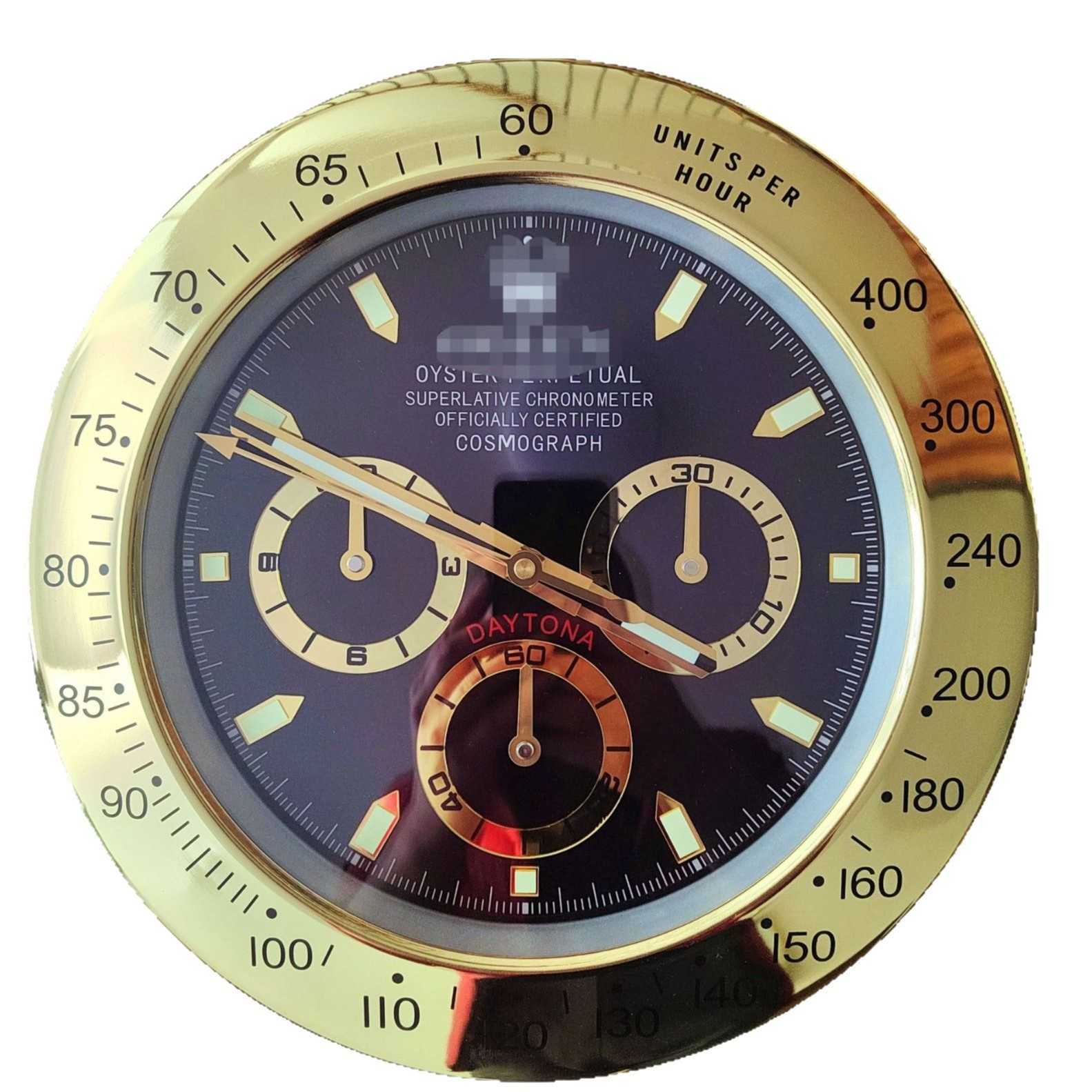 14 inch metal shell water ghost watch wall clock new silent hall room suitable for special use S25821{category}