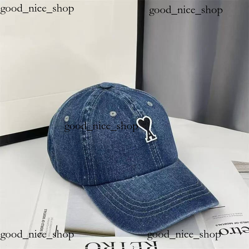2025 AAA Amiparissweat Hat High Quality Fit Hat Luxury Designer Denim/Cotton Baseball Cap For Men And Women Trucker Hat Beach Hat Summer Sun Ami Hat High Quality 312