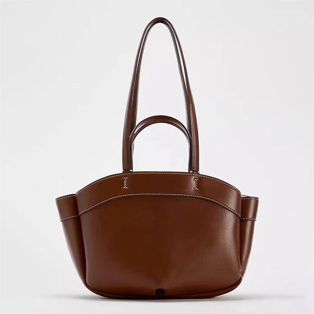 Autumn New Women s Crossbody Bag Canvas Bag New Fashion Splicing Large Capacity Commuting Shopping Bag Handheld Women s Shoulder Bag Autumn New Design