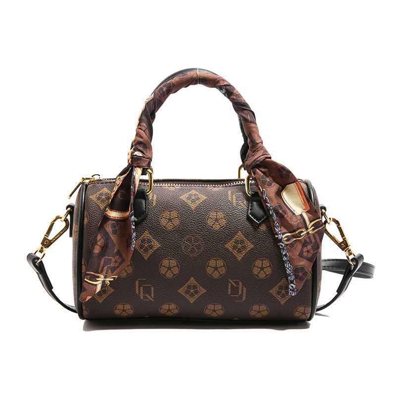Free shipping designer bags hot selling New vintage hand-held cylindrical bag versatile single shoulder diagonal cross bag