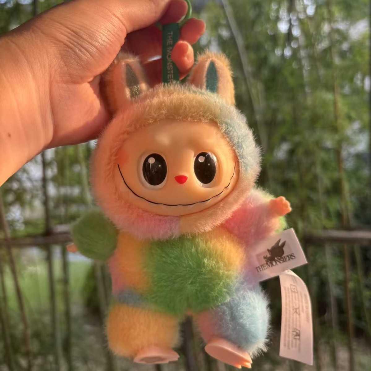 Stay Cute Labubu 4.0 Vinyl Face Figurine Macaron Fourth Generation Plush Toy Doll Toy L250821