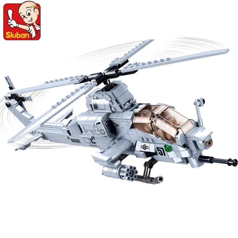 Military Series Building Blocks F/A-18E Super Fighter Armed Helicopter Aircraft Plane War Weapon Model Bricks Toys For Kids Boys