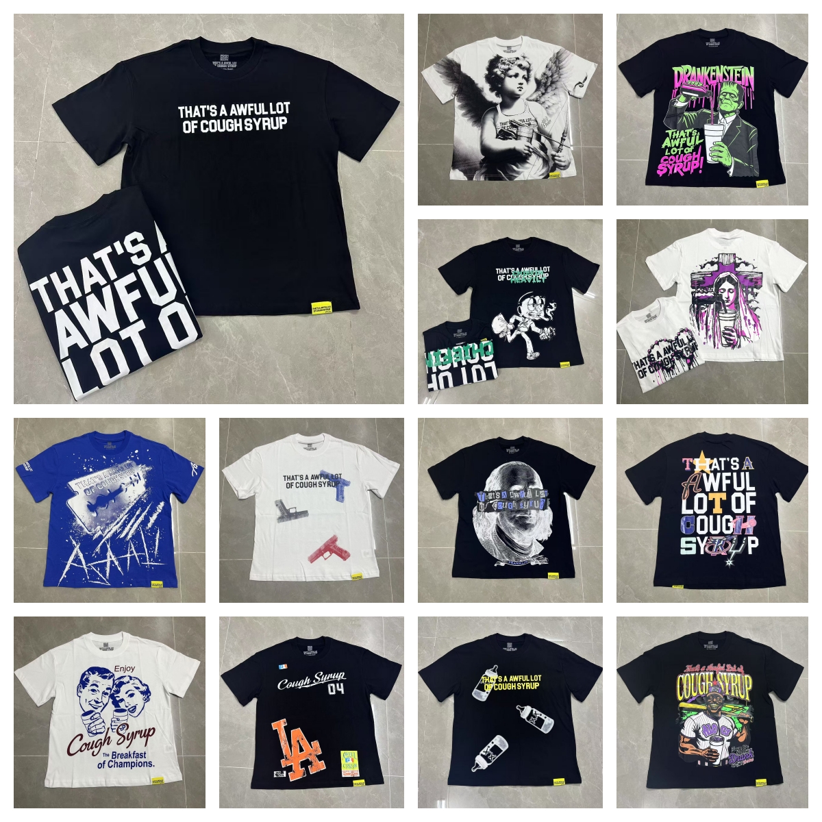 thats a awful lot of caugh syrup shirt Designer Mens caugh syrup shirts Printed Graphic T-shirt Cotton Casual Tees Short Sleeve Hip Hop Streetwear DY0821.