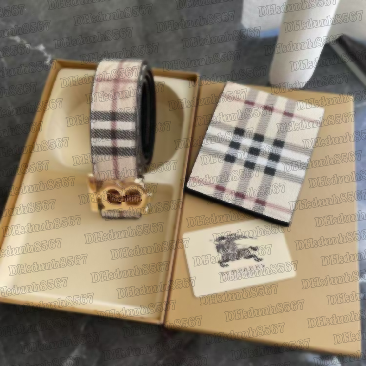 Designer Belt Men's Genuine Leather B Letter Belt and the wallet High Quality Men's Belt Leather Women's Genuine Leather Reversible Belt Available in a variety of colors