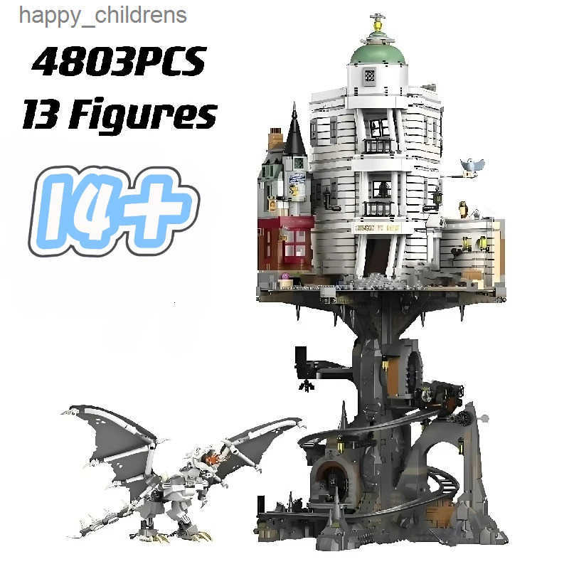 MINISO FIT 76417 Gringotts Wizarding Bank Collectible Building Block Model Bricks Toys For Kids Adults Christmas Birthday Gifts T250821