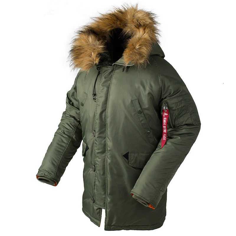 Winter Puffer Men Long Parka Coat Military Fur Hood Warm Tactical Bomber Army Korean Thick Parka Bomber Jacket Pilot Jacket X250821