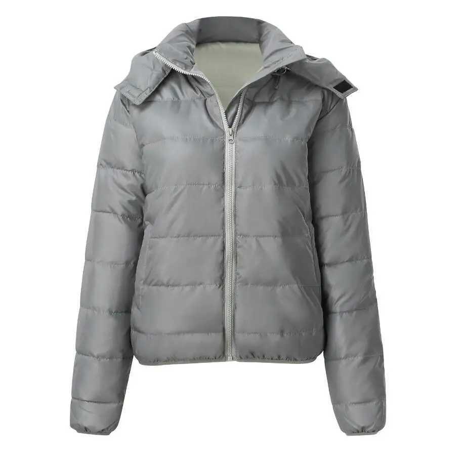 Drop Shipping Reflective Winter Jacket Men Women Warm Coat Casual Parka Detachable Hooded Jackets Night Road Safety Outerwear X250821