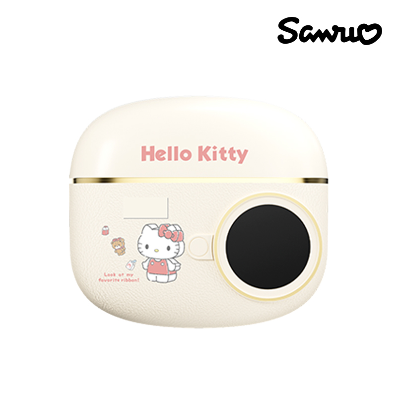 Sanrio Hello Kitty TWS Bluetooth Headphones HIFI Sound Quality Music Earphones JJ-08 Semi-In-Ear LED Digital Display Long Battery Life Gaming Earbuds