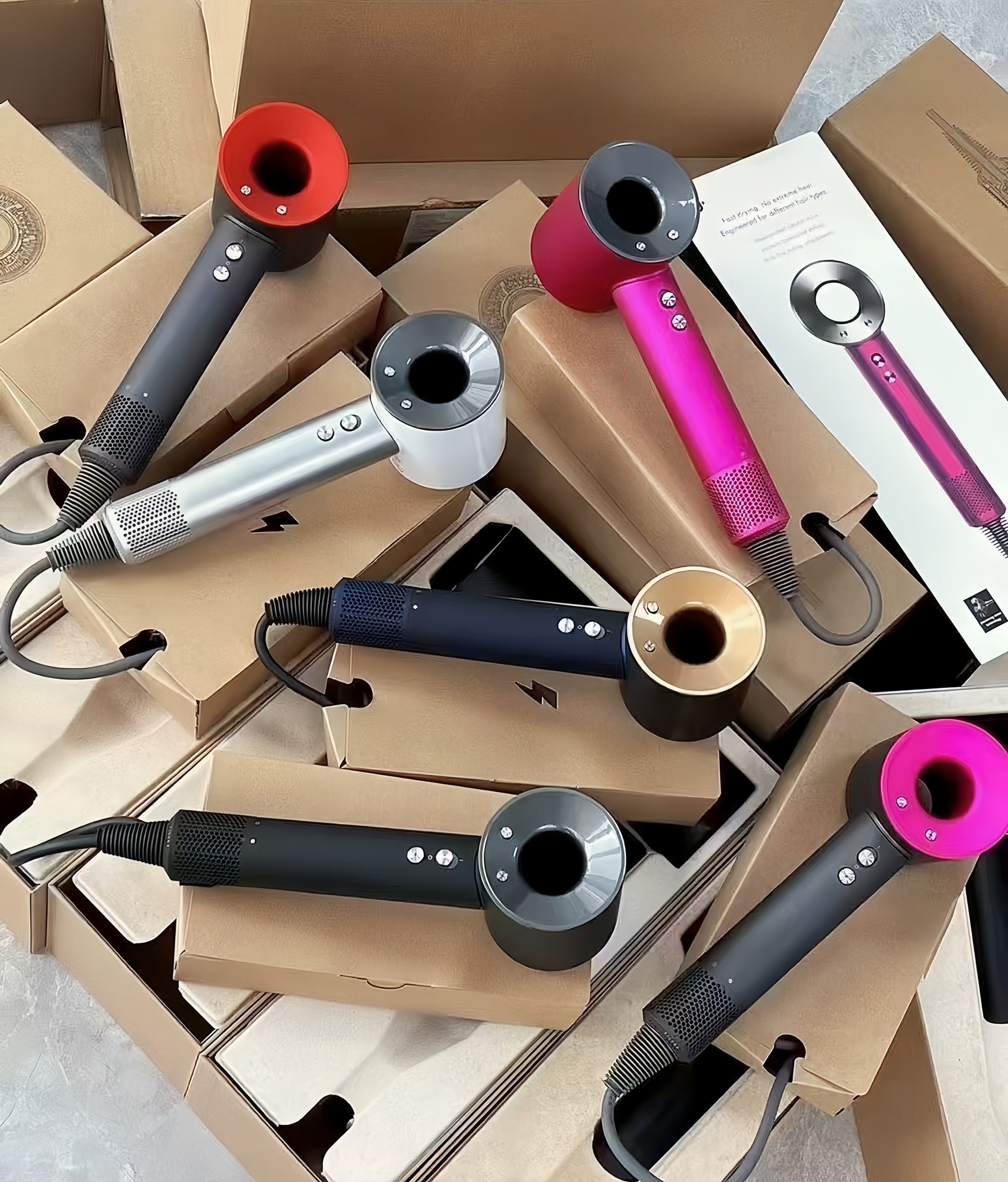 Hair Curlers Professional MuteHairdryer Hair Care Salon Blow Powerful Quick-dry Salon Negative Ion Motor Hair Constant Dryer Travel